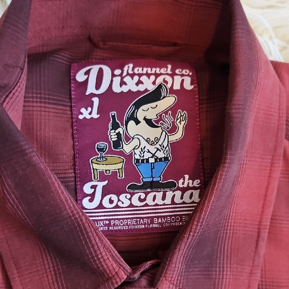 DIXXON Red Casual Button Down Shirt - Picture 2 of 5